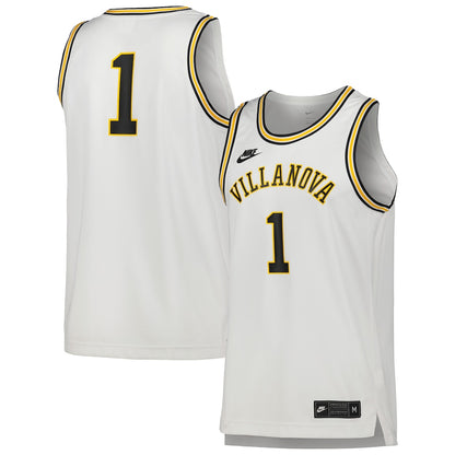 Villanova Wildcats #1 Replica White Basketball Jersey product image