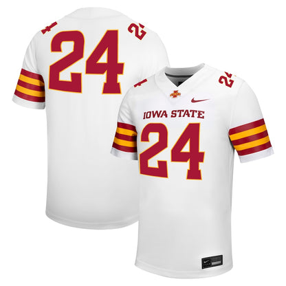 Iowa State Cyclones #24 Untouchable White Football Jersey product image