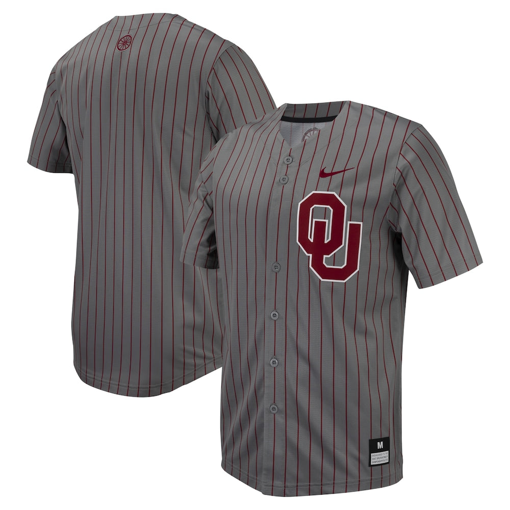 Oklahoma Sooners Replica Gray Baseball Jersey product image