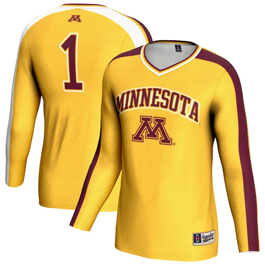 Minnesota Golden Gophers Lightweight Gameday Greats Gold Football Jersey product image