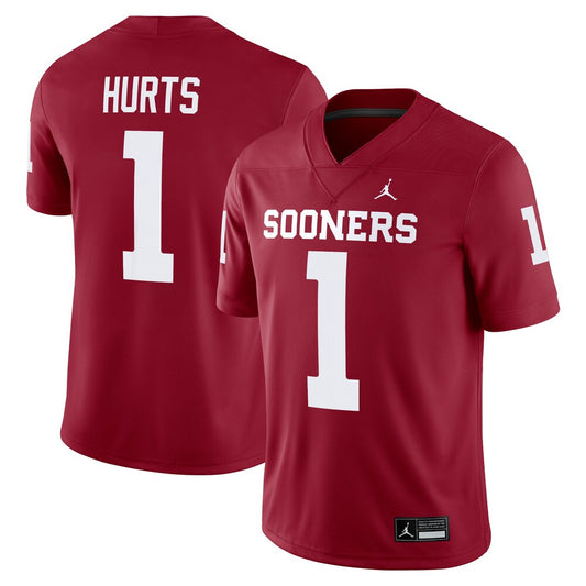 Oklahoma Sooners Game Crimson Football Jersey product image