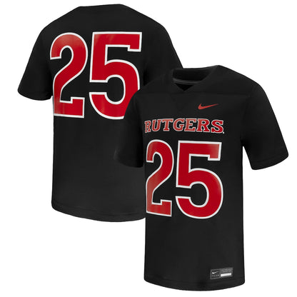 Rutgers Scarlet Knights #25 Replica Game Untouchable Scarlet Football Jersey product image