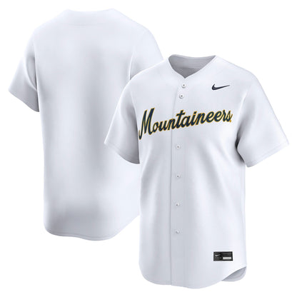 West Virginia Mountaineers Limited White Baseball Jersey product image