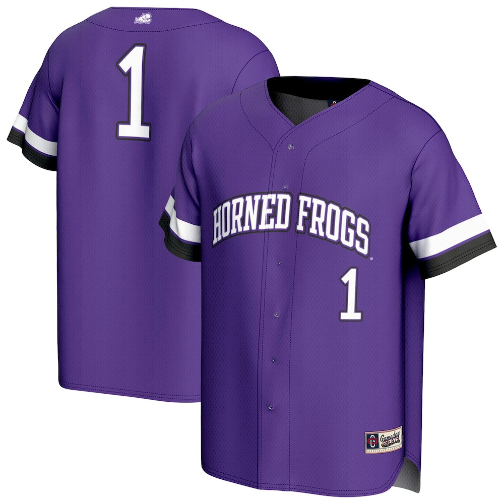 TCU Horned Frogs Lightweight Gameday Greats Purple Baseball Jersey product image