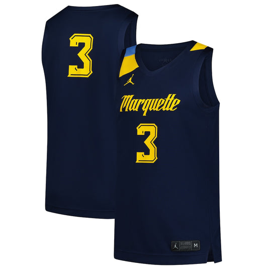 Marquette Golden Eagles Replica Navy Basketball Jersey product image