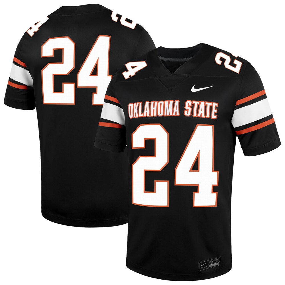 Oklahoma State Cowboys #24 Untouchable Black Football Jersey product image