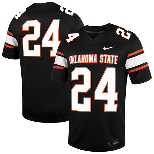 Oklahoma State Cowboys #24 Untouchable Black Football Jersey product image