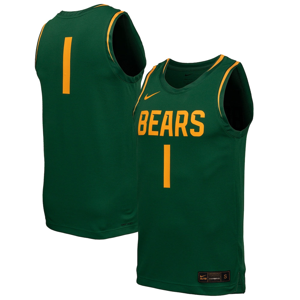 Baylor Bears Replica Green Basketball Jersey product image