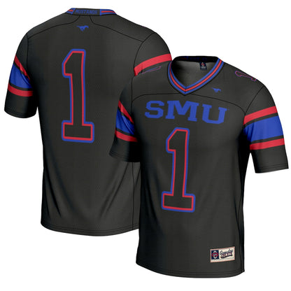 SMU Mustangs Gameday Greats Black Football Jersey product image