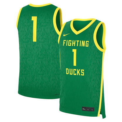 Oregon Ducks Replica Green Basketball Jersey product image