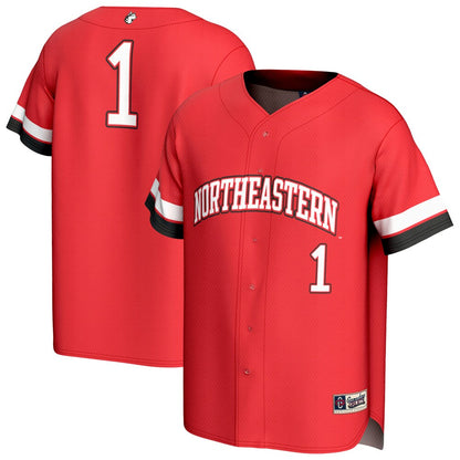 Northeastern Huskies Lightweight Gameday Greats Red Baseball Jersey product image