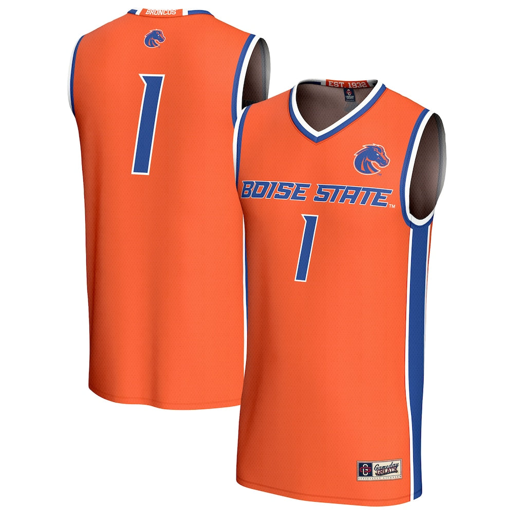 Boise State Broncos Gameday Greats Orange Basketball Jersey product image