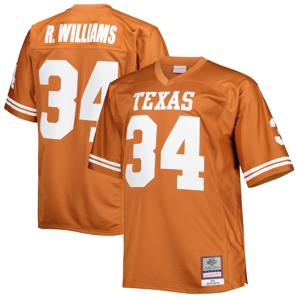 Texas Longhorns Throwback Big & Tall Orange Football Jersey product image