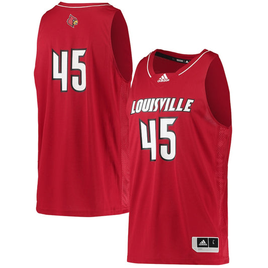 Louisville Cardinals #45 Swingman Red Basketball Jersey product image