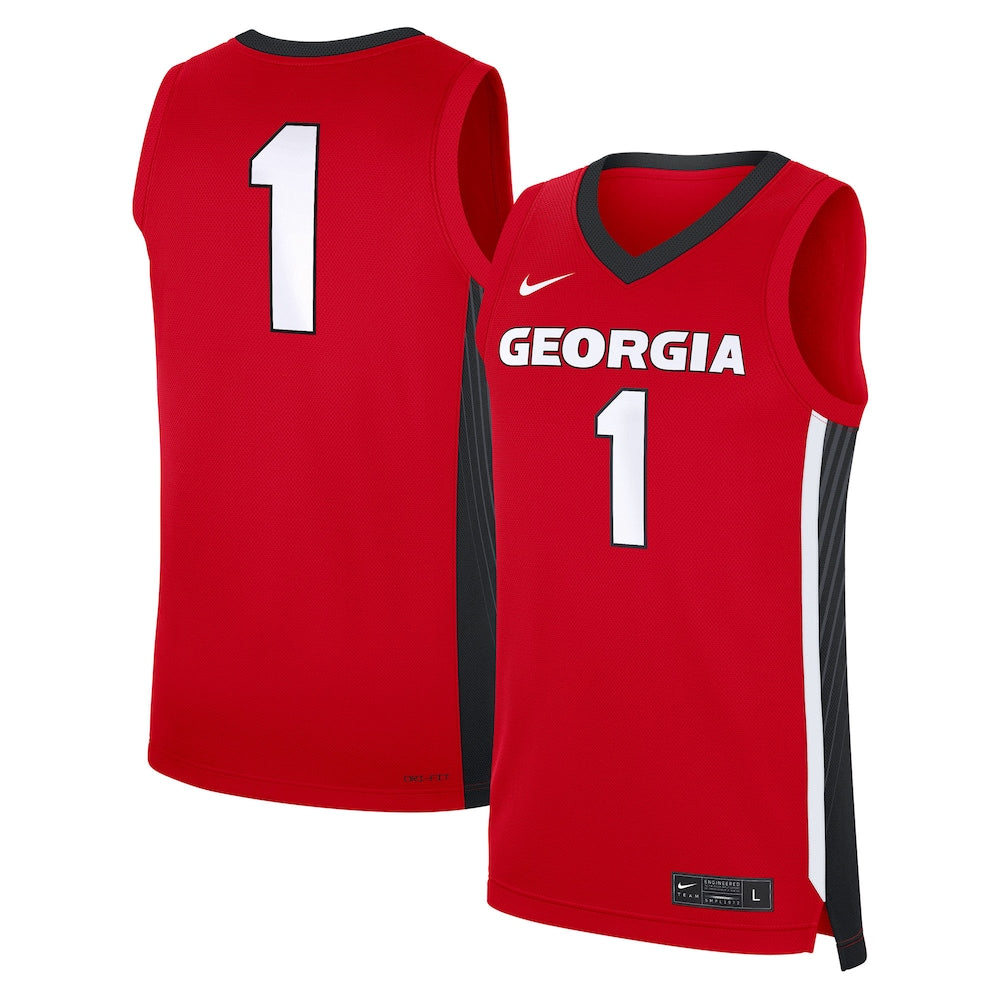 Georgia Bulldogs #1 Replica Red Football Jersey product image