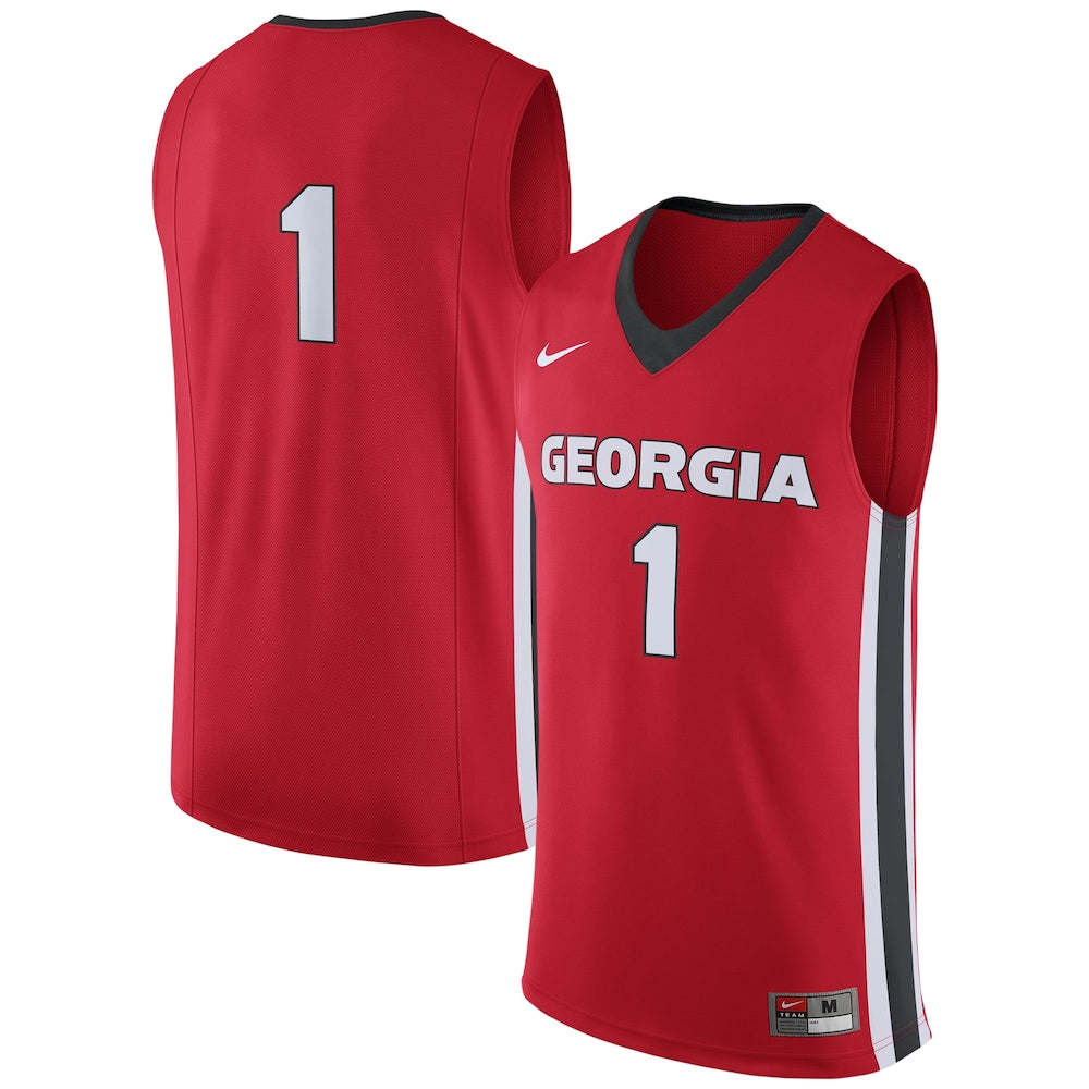 Georgia Bulldogs #1 Replica Red Football Jersey product image
