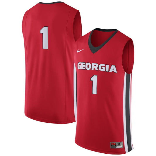 Georgia Bulldogs #1 Replica Red Football Jersey product image