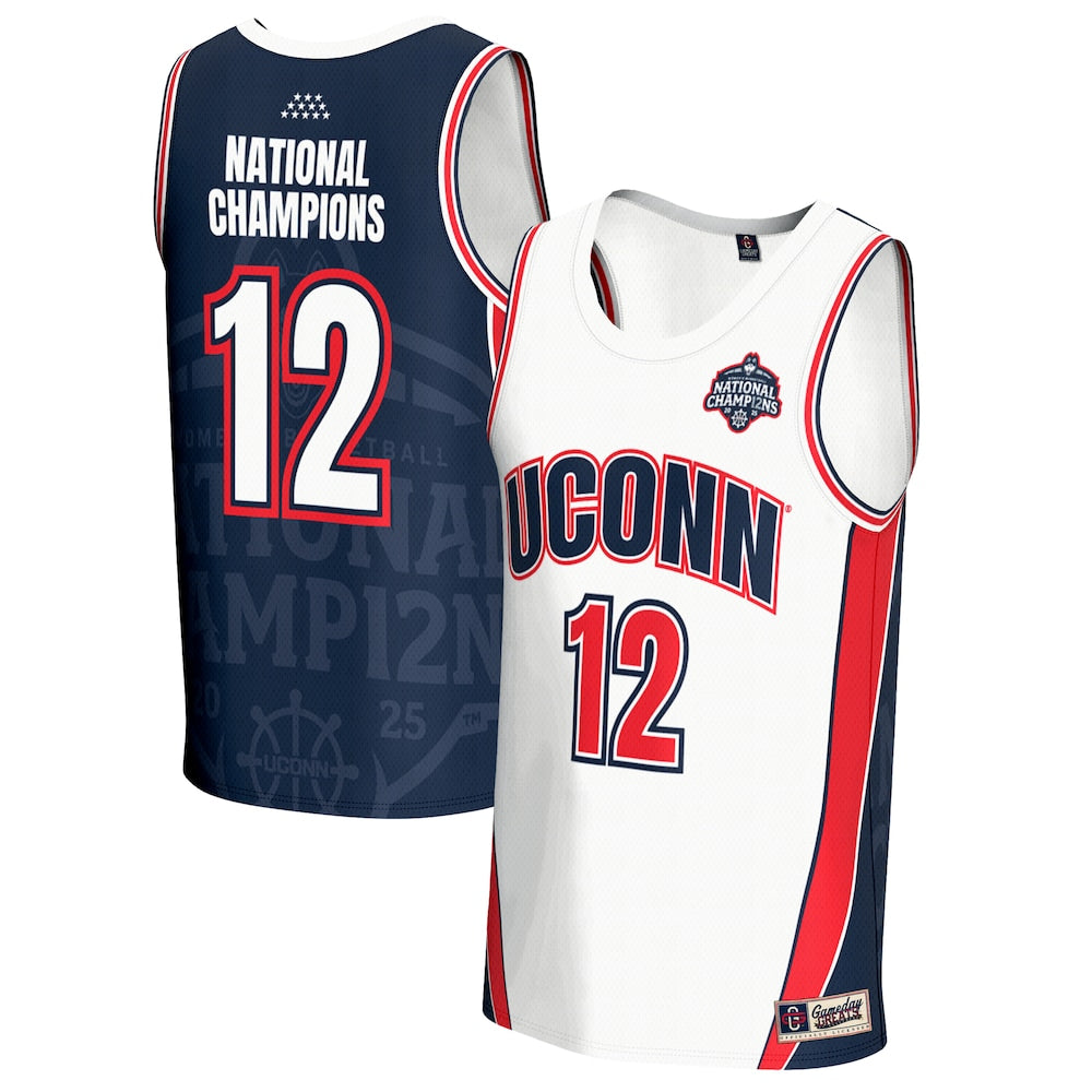 Uconn Huskies 2025 Lightweight Gameday Greats White Basketball Jersey product image