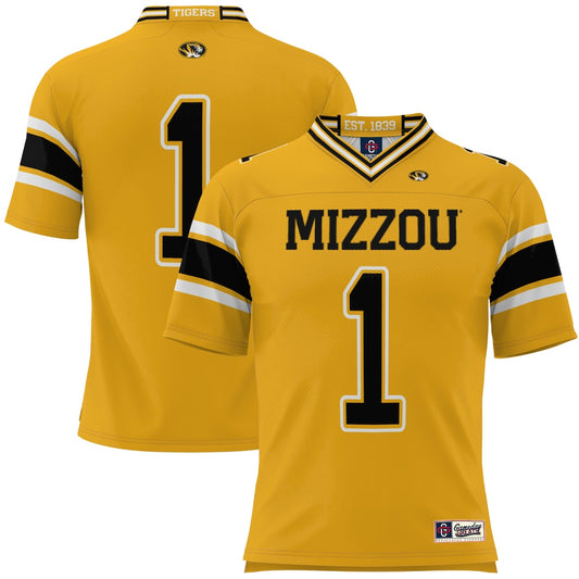 Missouri Tigers Gameday Greats Gold Football Jersey product image