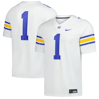 Cal Bears #1 Replica Game Untouchable White Football Jersey product image