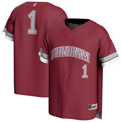Fordham Rams Lightweight Gameday Greats Maroon Baseball Jersey product image