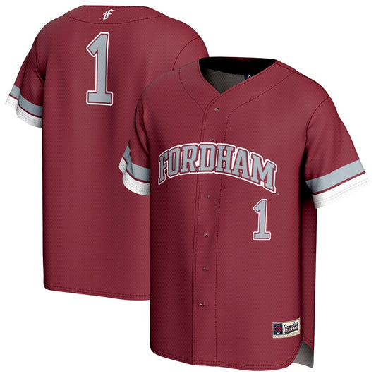 Fordham Rams Lightweight Gameday Greats Maroon Baseball Jersey product image