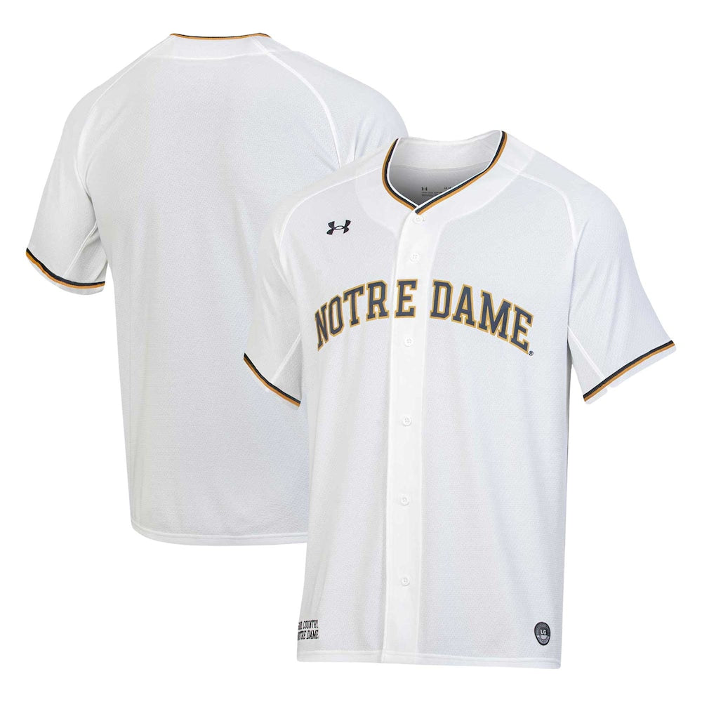 Notre Dame Fighting Irish Replica White Baseball Jersey product image