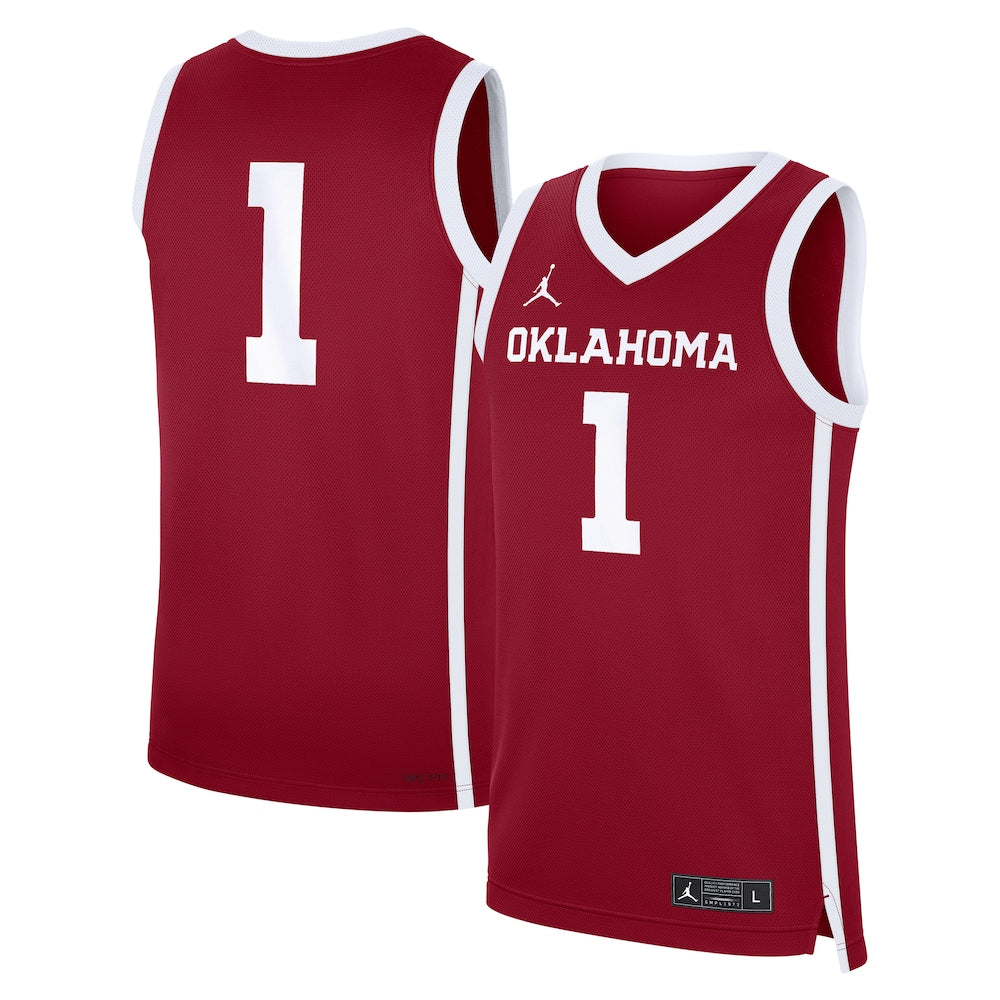 Oklahoma Sooners Replica Crimson Basketball Jersey product image