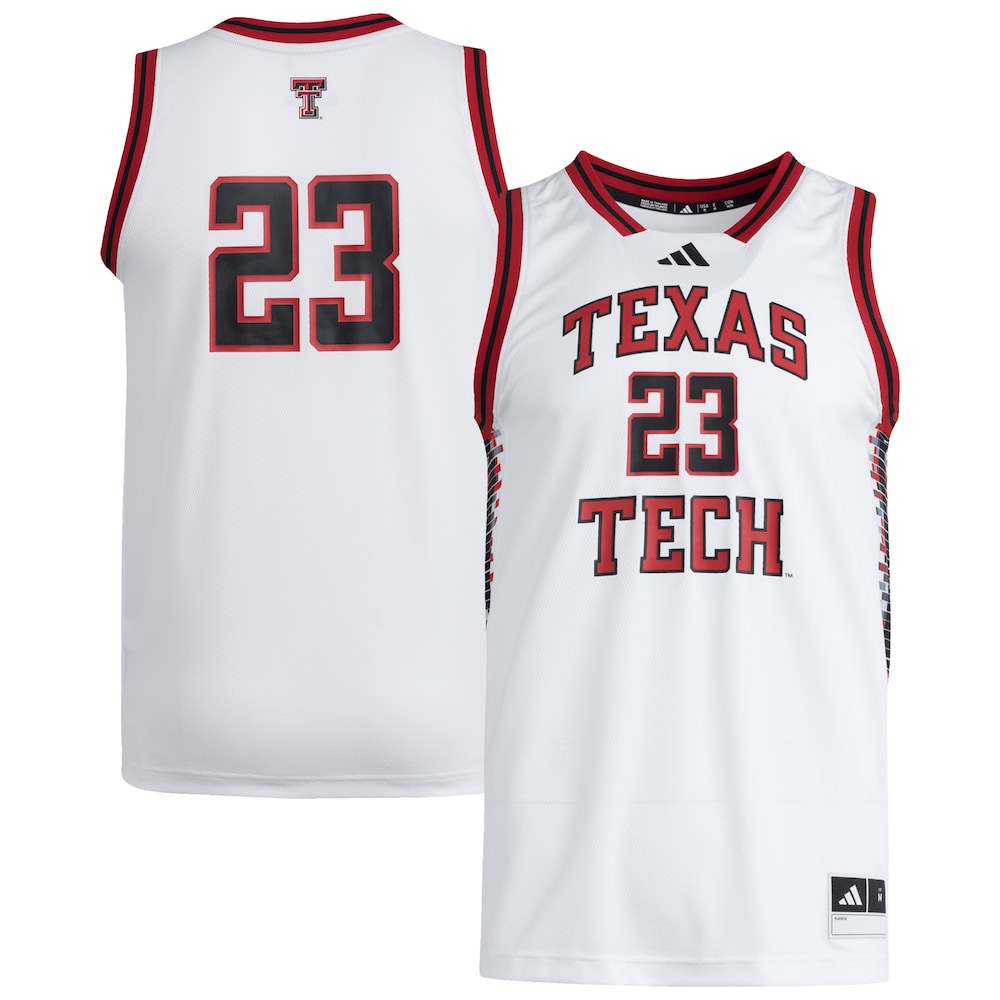 Texas Tech Red Raiders #23 Swingman Replica White Football Jersey product image