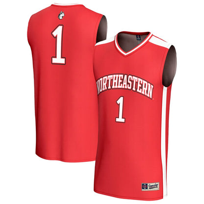 Northeastern Huskies Lightweight Gameday Greats Red Basketball Jersey product image