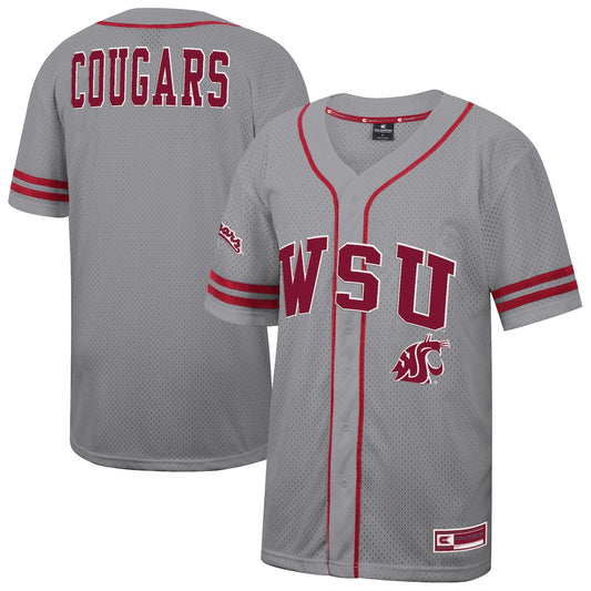 Washington State Cougars Gray Baseball Jersey product image