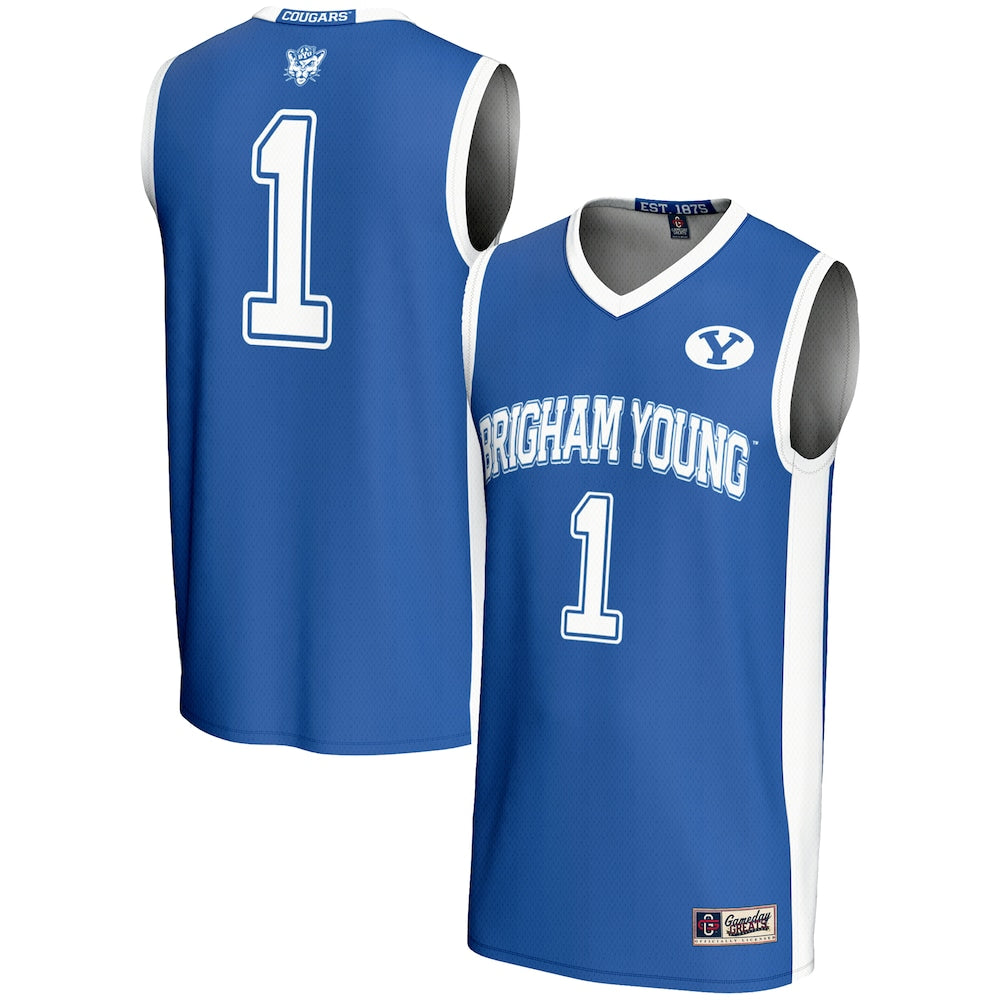 BYU Cougars Lightweight Gameday Greats Royal Basketball Jersey product image
