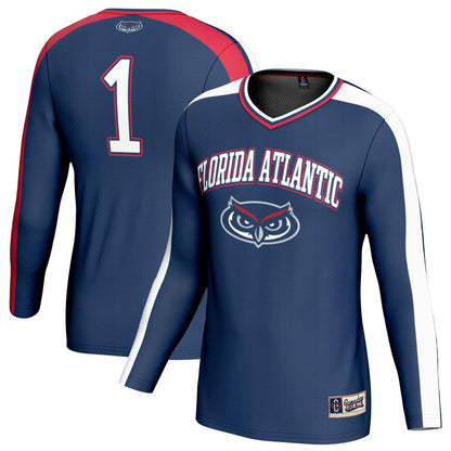 Florida Atlantic Owls Lightweight Gameday Greats Navy Football Jersey product image
