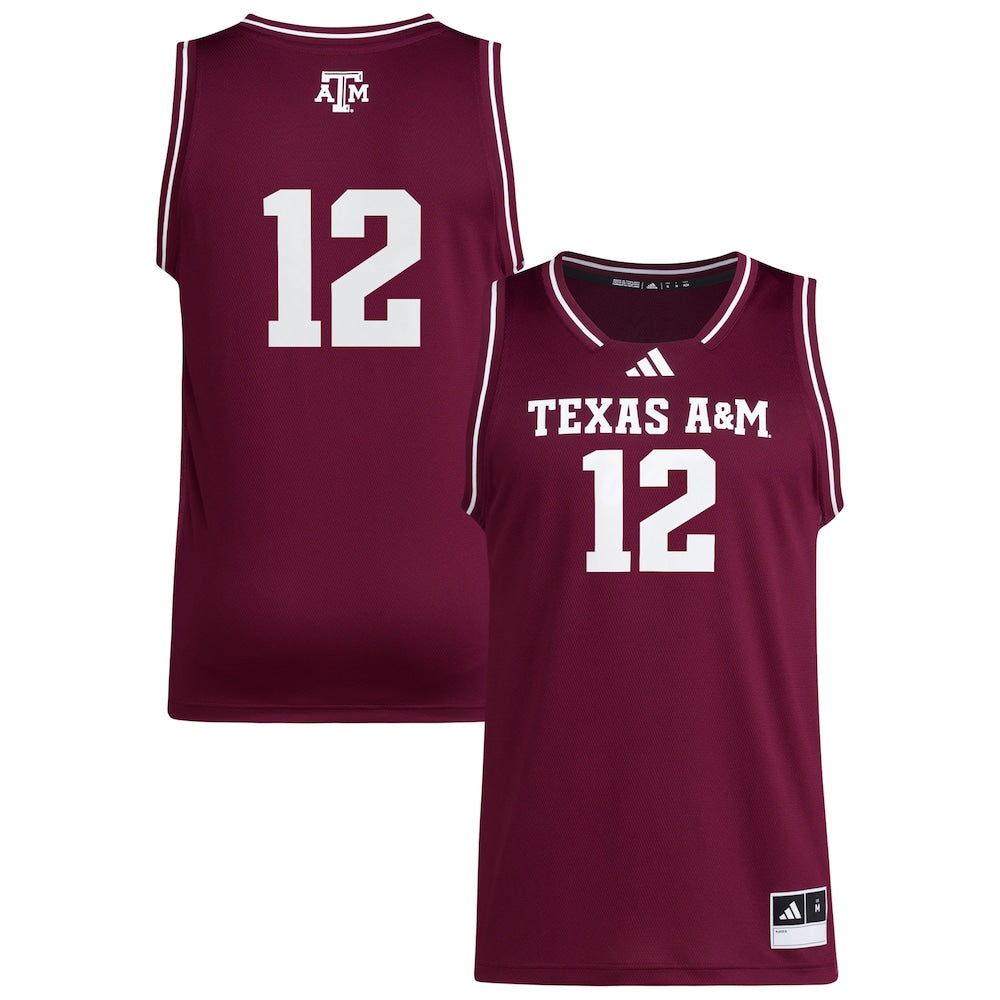 Texas A&m Aggies #12 Swingman Replica Maroon Football Jersey product image