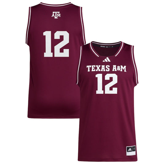 Texas A&m Aggies #12 Swingman Replica Maroon Football Jersey product image
