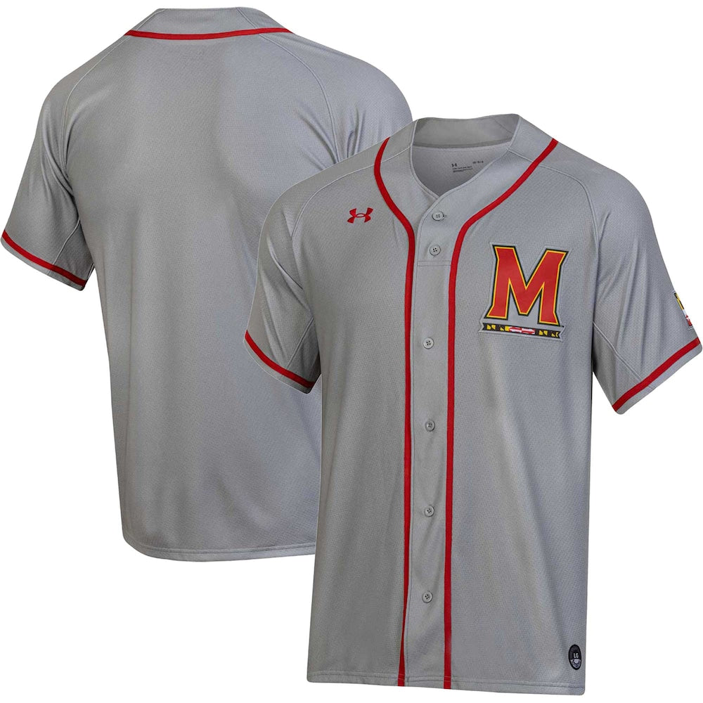 Maryland Terrapins Replica Gray Baseball Jersey product image