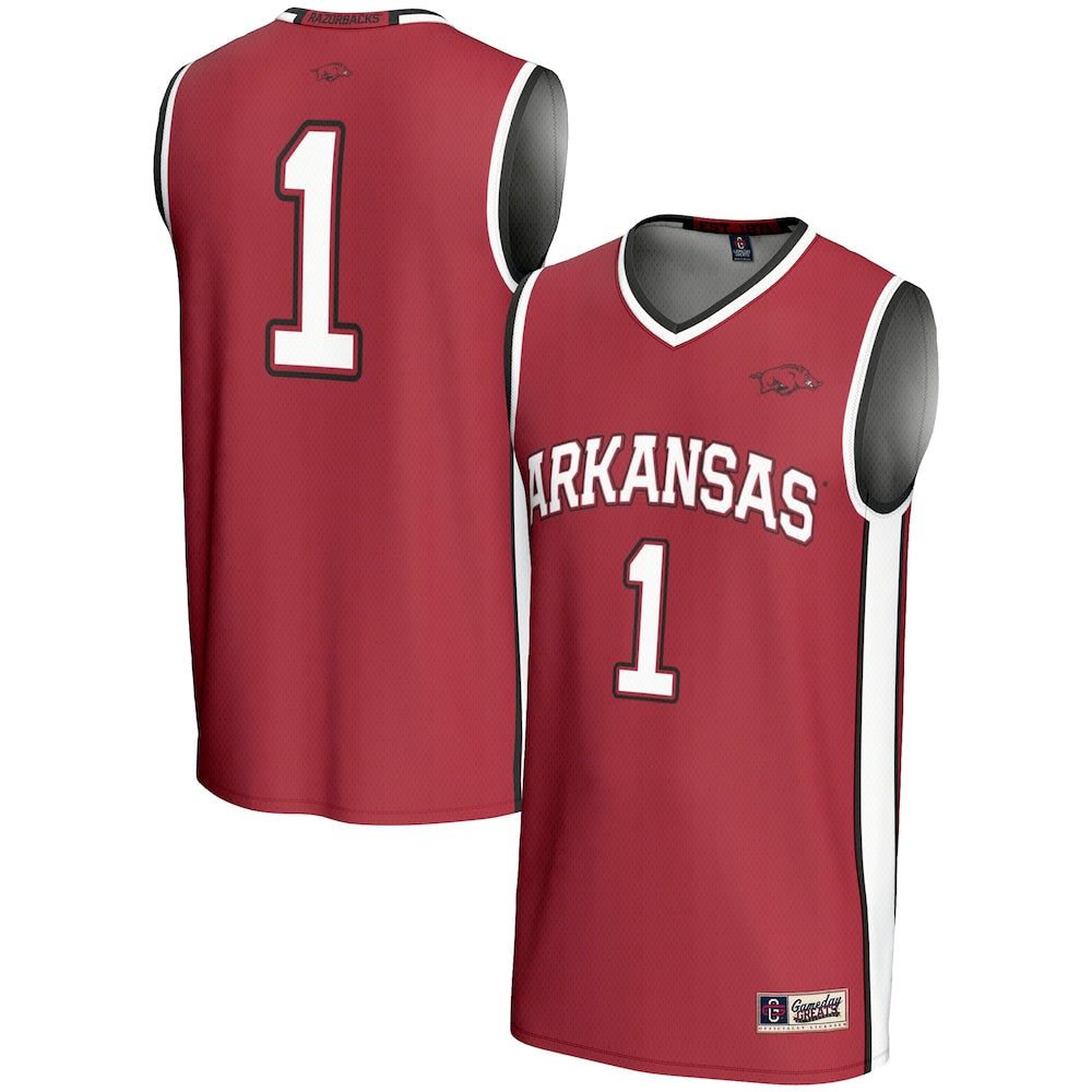 Arkansas Razorbacks Lightweight Gameday Greats Cardinal Basketball Jersey product image