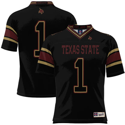 Texas State Bobcats Gameday Greats Black Football Jersey product image