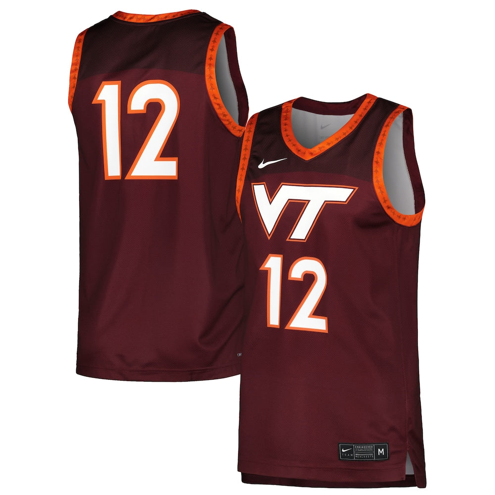 Virginia Tech Hokies Replica Maroon Basketball Jersey product image