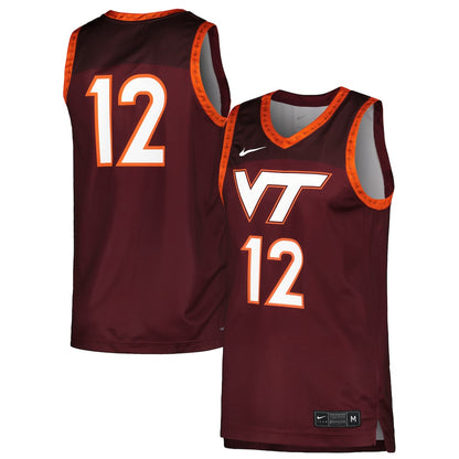 Virginia Tech Hokies Replica Maroon Basketball Jersey product image