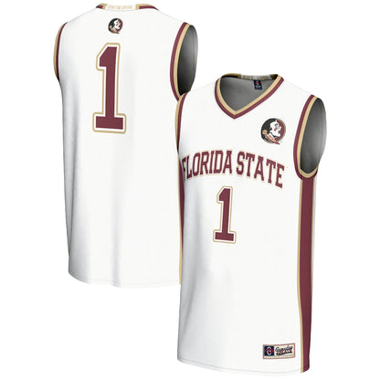 Florida State Seminoles Lightweight Gameday Greats White Basketball Jersey product image
