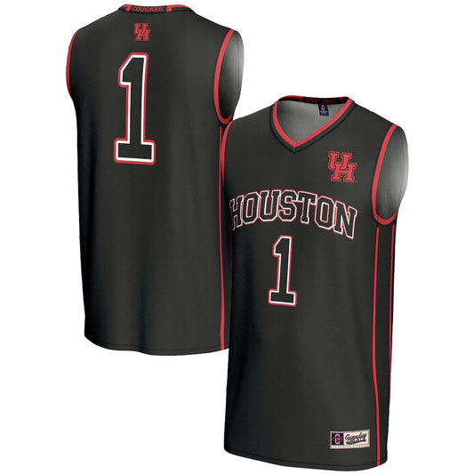 Houston Cougars Lightweight Gameday Greats Black Basketball Jersey product image