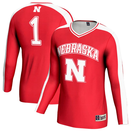 Nebraska Huskers Lightweight Gameday Greats Scarlet Football Jersey product image