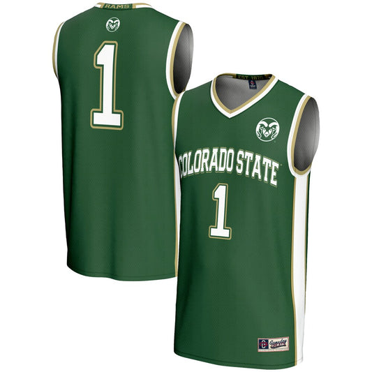 Colorado State Rams Lightweight Gameday Greats Green Basketball Jersey product image