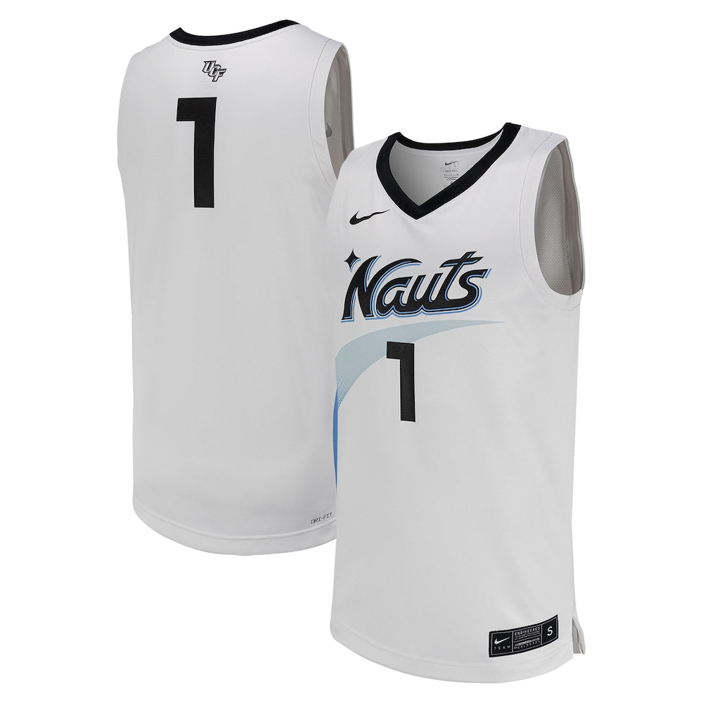 UCF Knights #1 Replica White Basketball Jersey product image