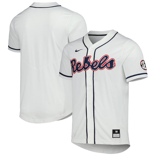 Ole Miss Rebels Replica White Baseball Jersey product image
