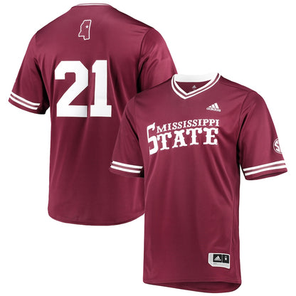 Mississippi State Bulldogs Replica Maroon Baseball Jersey product image