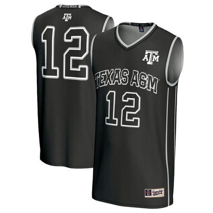 Texas A&m Aggies 1976 Lightweight Gameday Greats Black Basketball Jersey product image