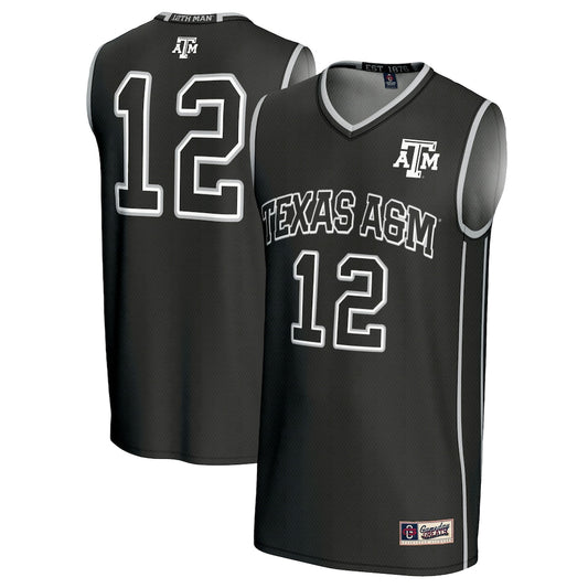 Texas A&m Aggies 1976 Lightweight Gameday Greats Black Basketball Jersey product image
