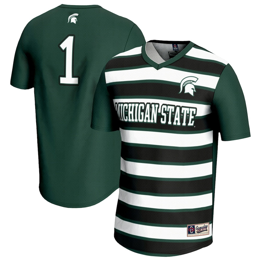 Michigan State Spartans 1939 Lightweight Gameday Greats Green Soccer Jersey product image